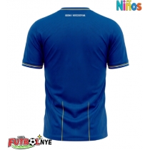 Camiseta Bosnia y Herzegovina Primera Equipación para niños Mundial 2026 manga corta (+ pantalones cortos)